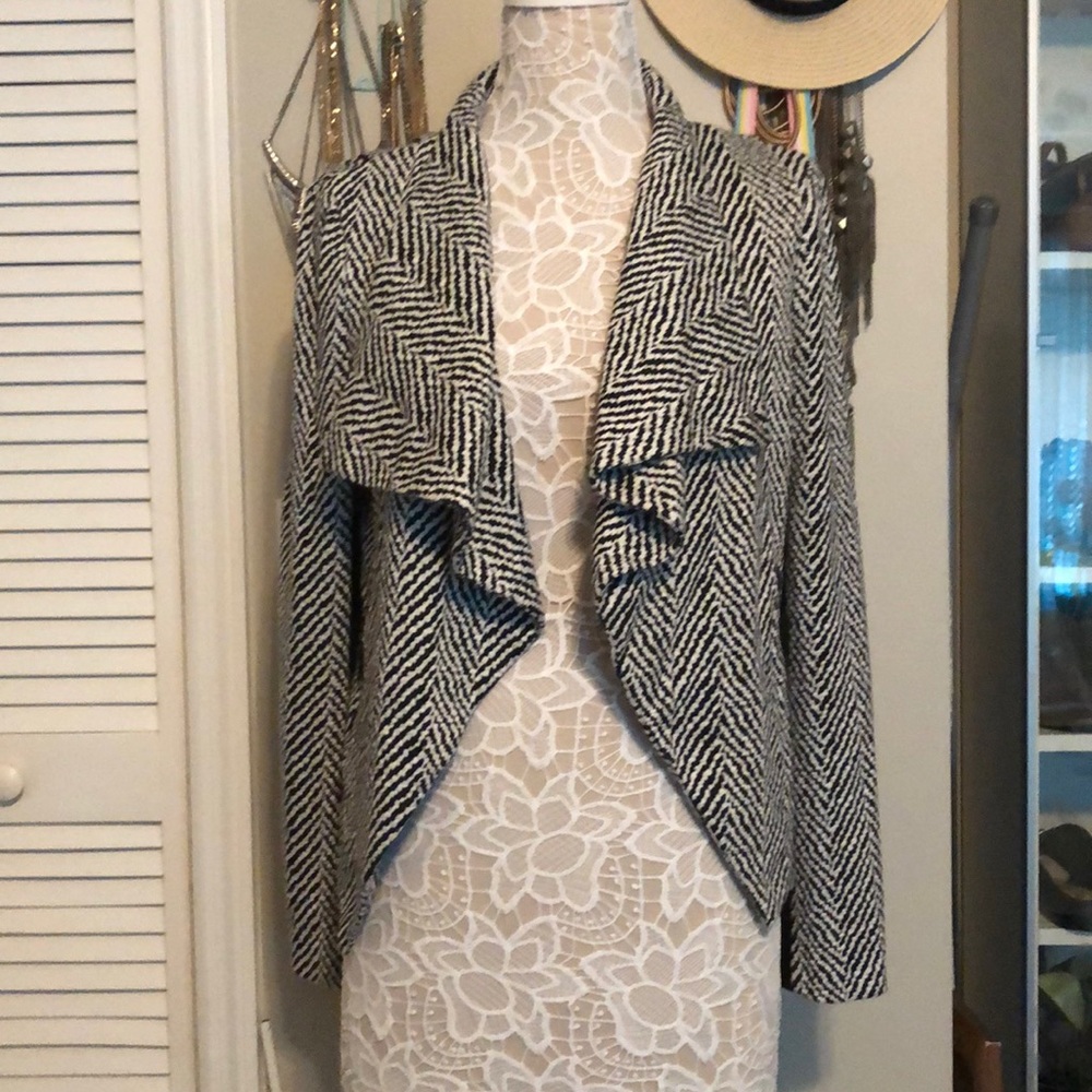 Stitch Fix 41 Hawthorn open knit jacket